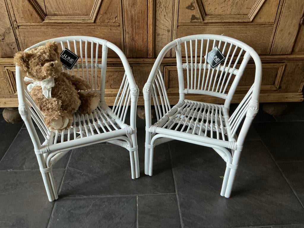 AANBIEDING 2 rieten rotan kinder stoeltjes, Ophalen of Verzenden, Nieuw, Stoel(en)