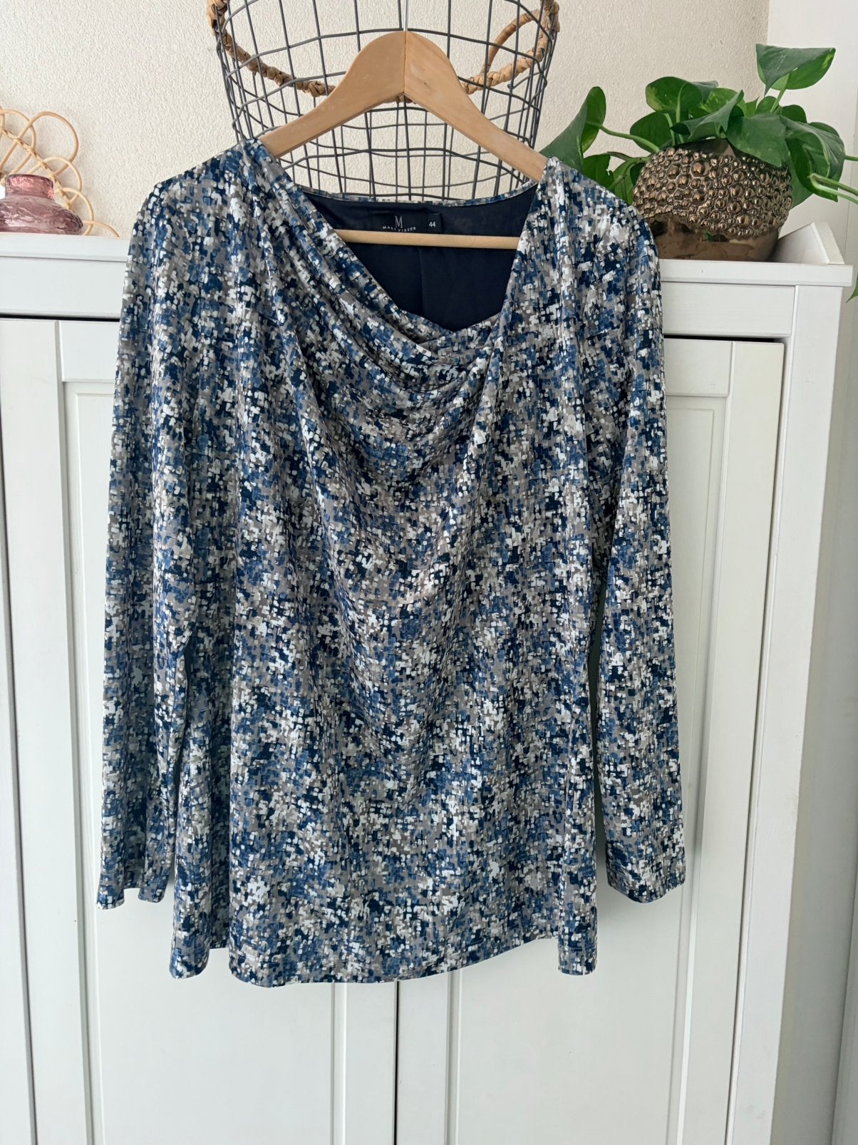 Mart Visser blouse maat 44, Ophalen of Verzenden, Zo goed als nieuw, Maat 42/44 (L), Blauw