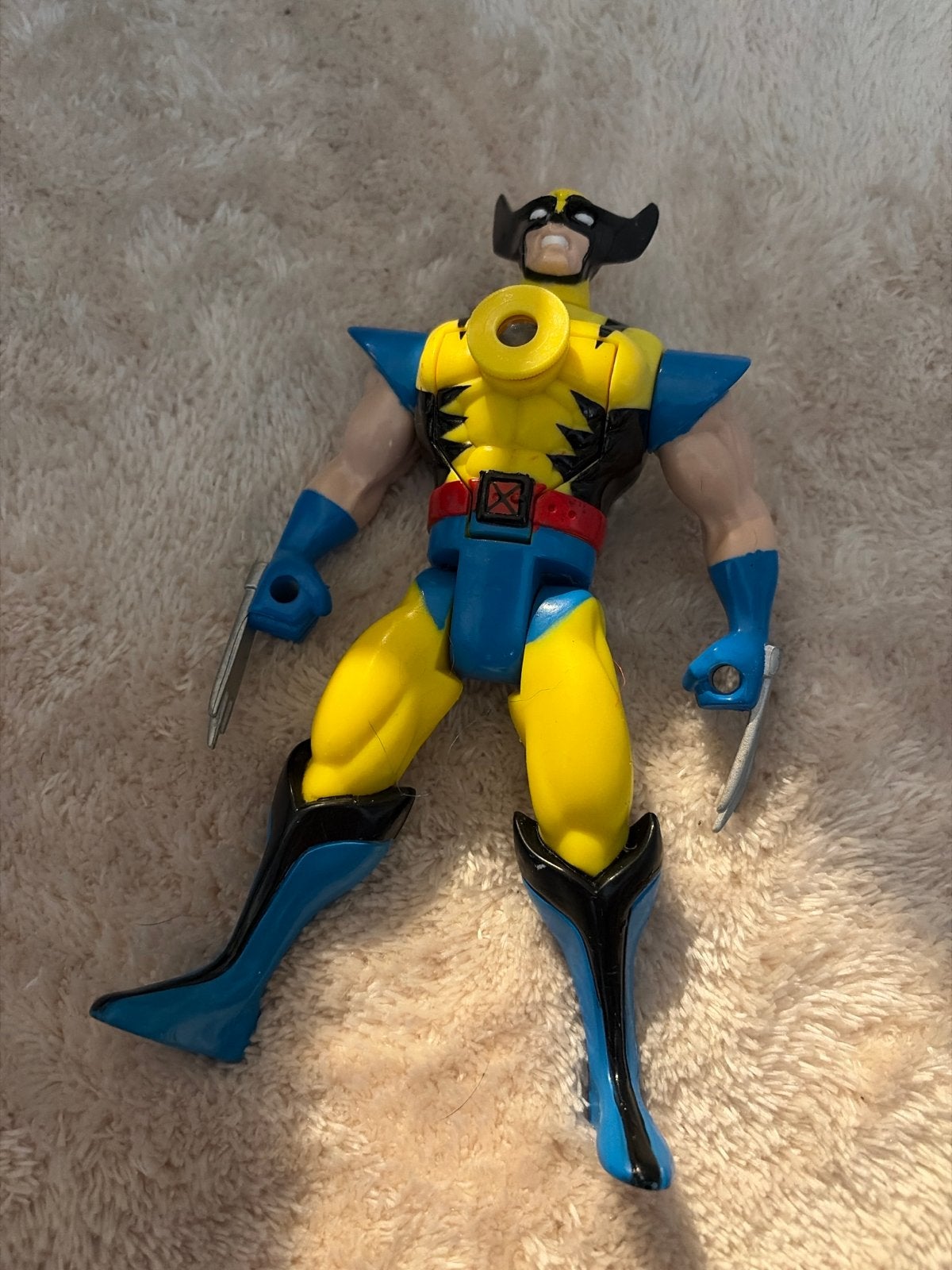 Vintage Wolverine Actiefiguur Toy Biz Jaren '90 X-Men, Ophalen of Verzenden, Gebruikt