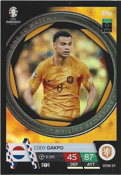 Cody Gakpo One to Watch Exclusive Edition (Topps / Panini), Verzenden, Nieuw, Buitenlandse clubs, Poster, Plaatje of Sticker