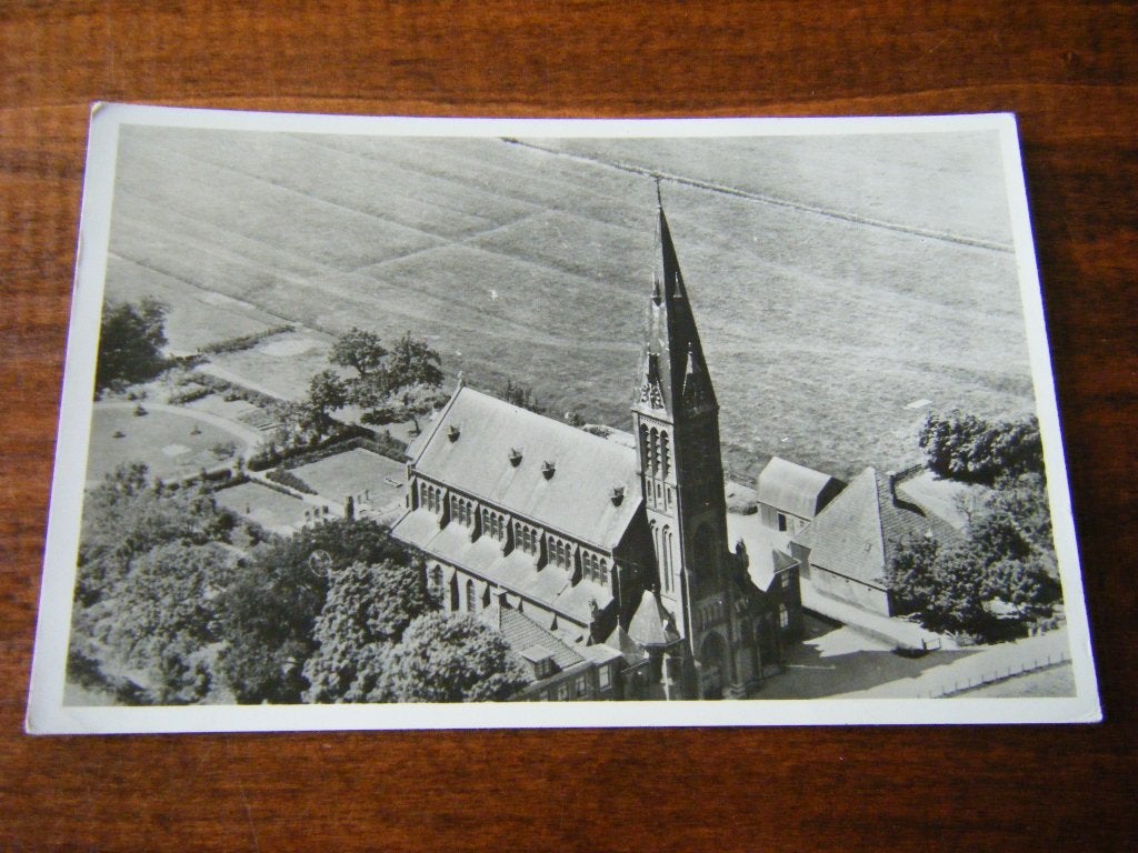 V41 - De Weere / Opmeer - Luchtfoto Kerk - 1952 - Mooi/Oud, Ophalen of Verzenden, 1940 tot 1960, Noord-Holland