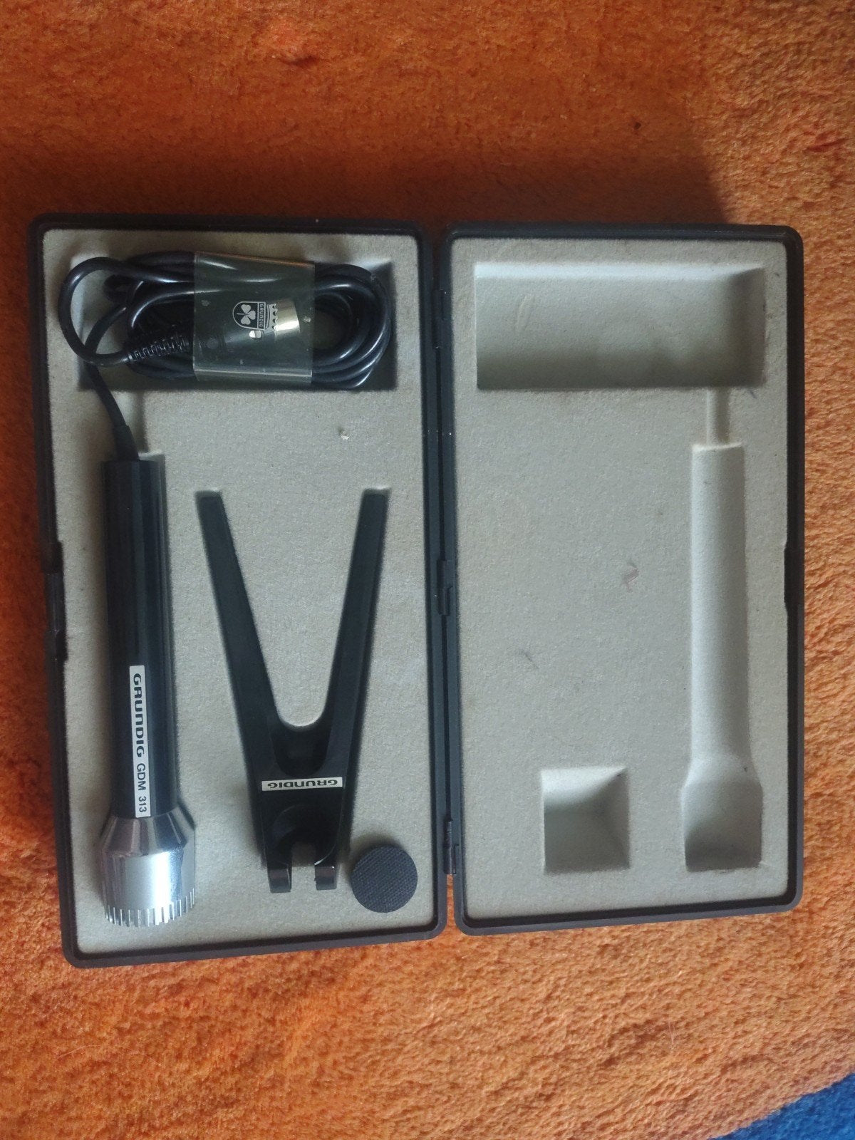 Vintage Grundig GDM 313 Microfoon Set (Compleet in Koffer), Muziek en Instrumenten, Ophalen of Verzenden, Gebruikt, Overige typen