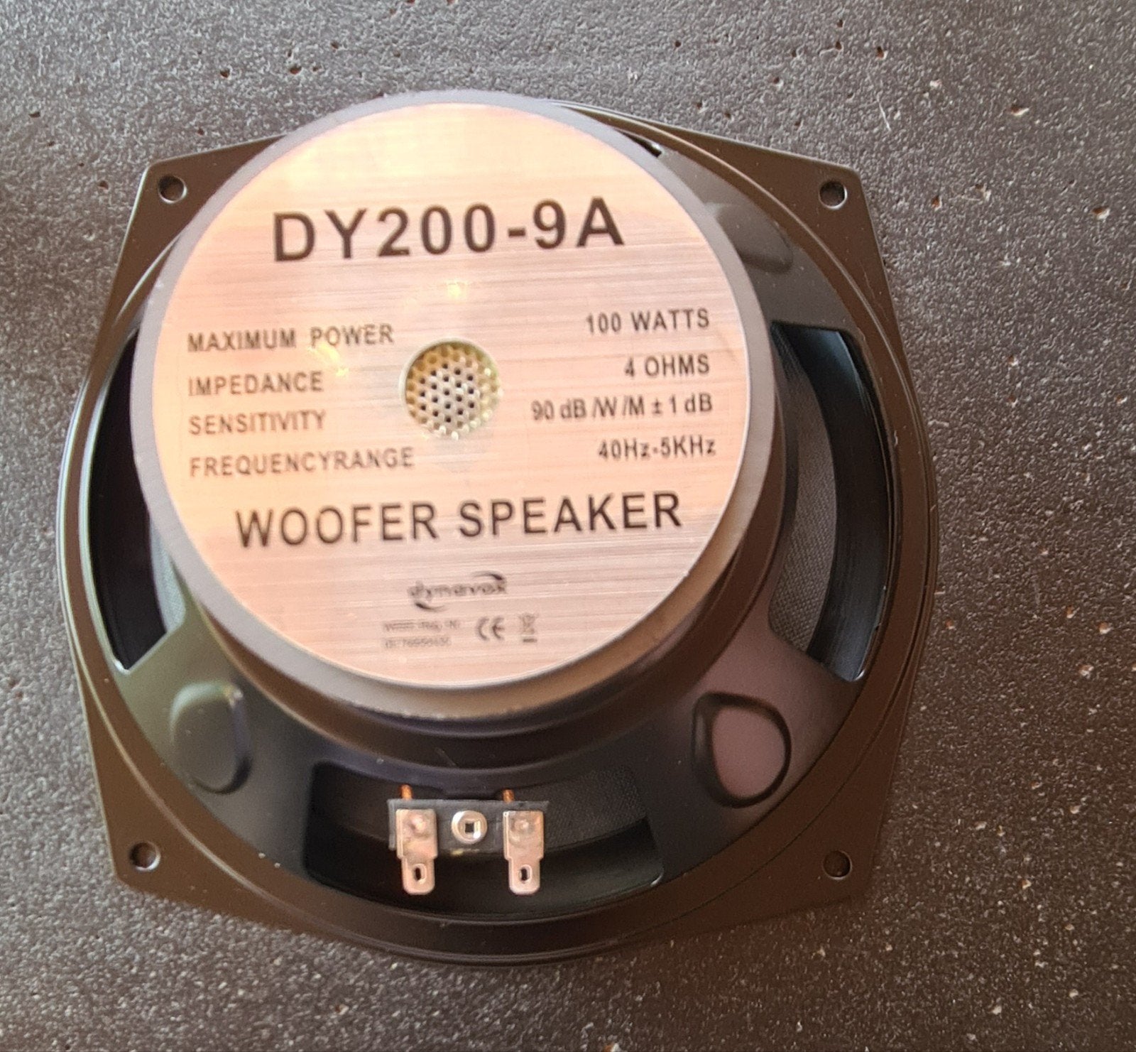 Nieuwe Woofer Speaker DY200-9A - 100W, 4 Ohm, Ophalen of Verzenden