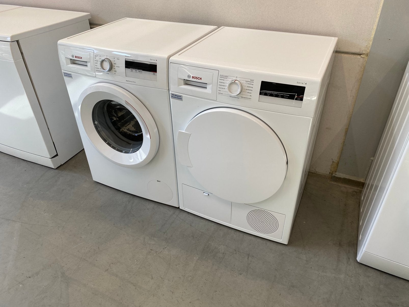 Bosch Wasmachine En Droger Set! 8KG! Garantie! NieuwStaat!, 8 tot 10 kg, Ophalen, Zo goed als nieuw, 85 tot 90 cm