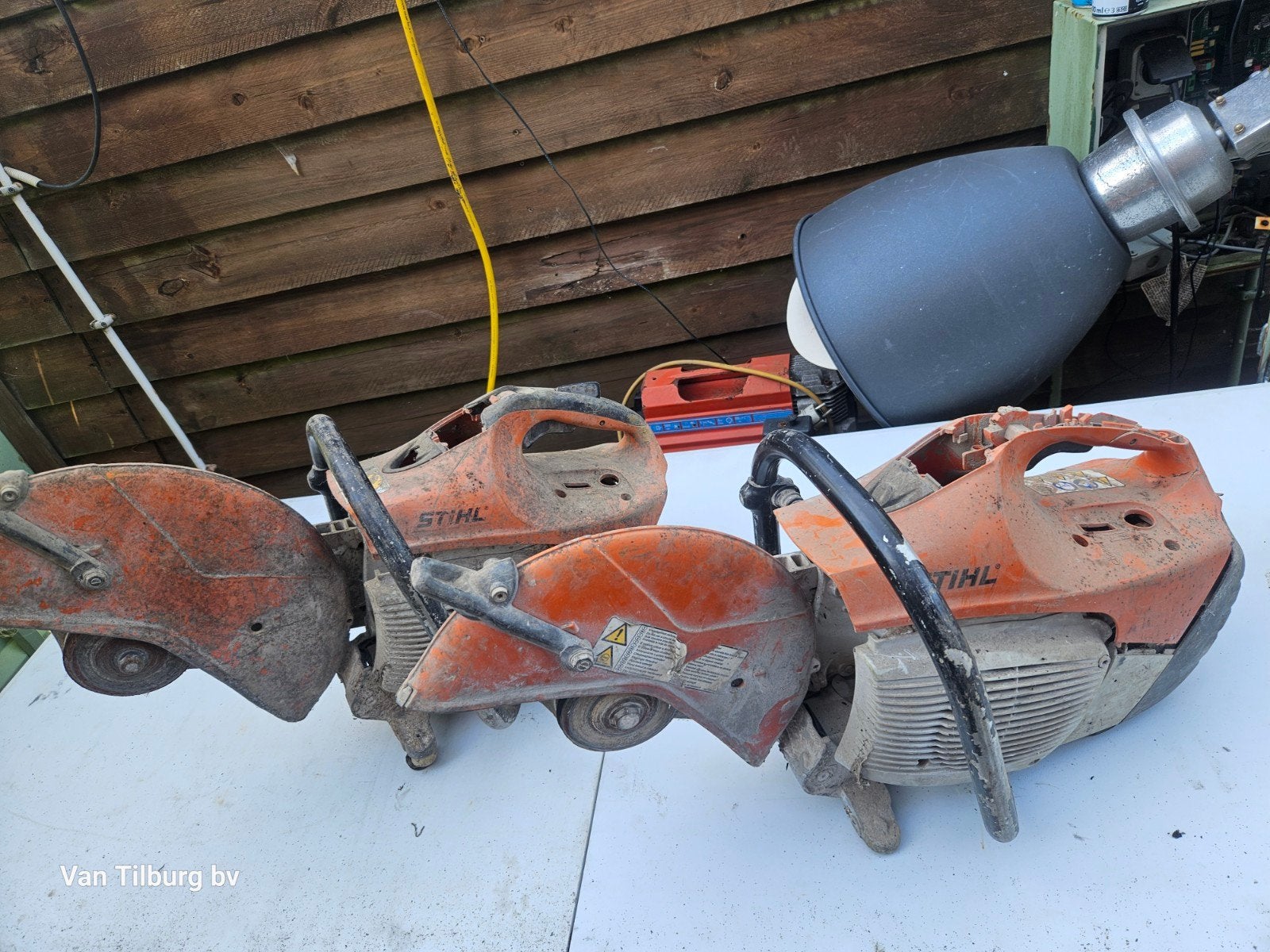 Stihl doorslijpers (2 stuks) - Gebruikt, Doe-het-zelf en Verbouw, Gereedschap | Zaagmachines, Ophalen of Verzenden, Gebruikt, Overige typen