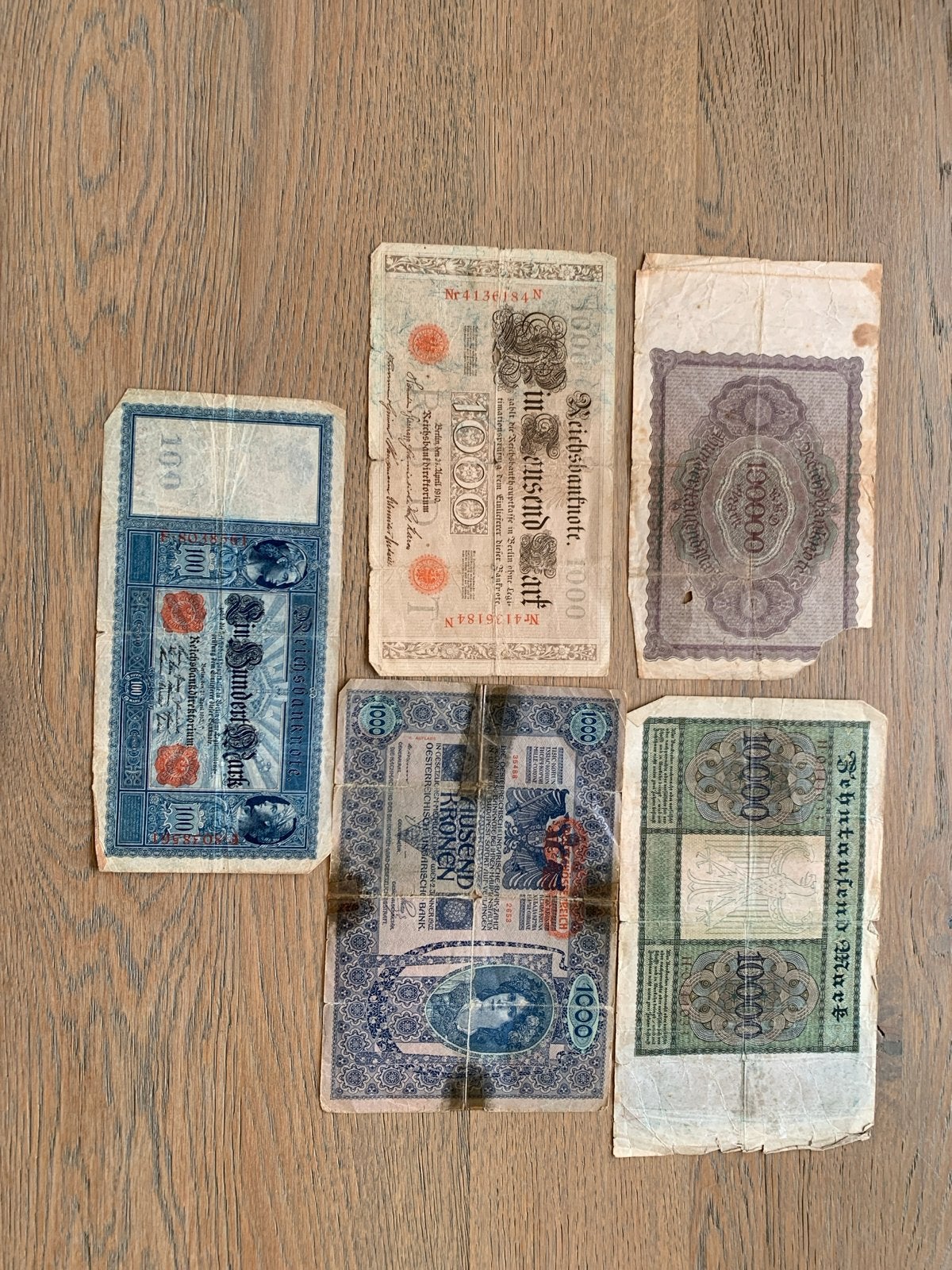 Oude buitenlandse bankbiljetten - Setje, Ophalen of Verzenden, Overige landen, Setje