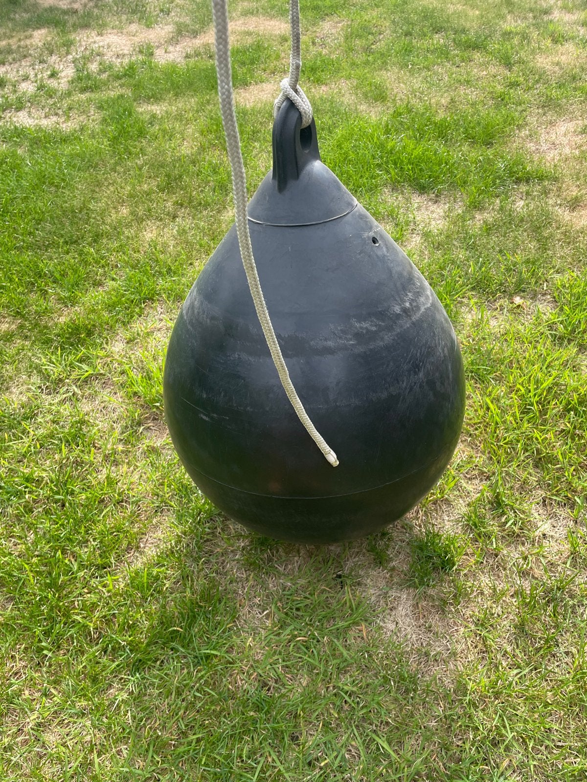 Zwarte boei/fender - diameter 40 cm, Ophalen of Verzenden, Gebruikt, Overige typen