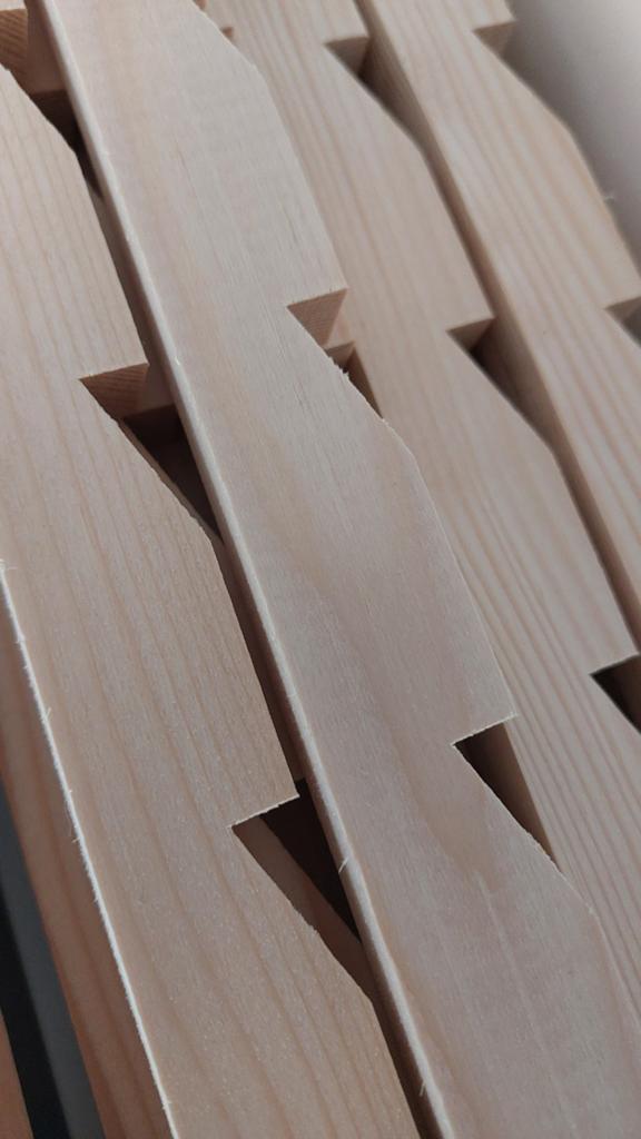 Vuren Keeplatten 18x28mm L=2400mm - 8 stuks, Doe-het-zelf en Verbouw, Hout en Planken, Ophalen, Minder dan 25 mm, Overige typen