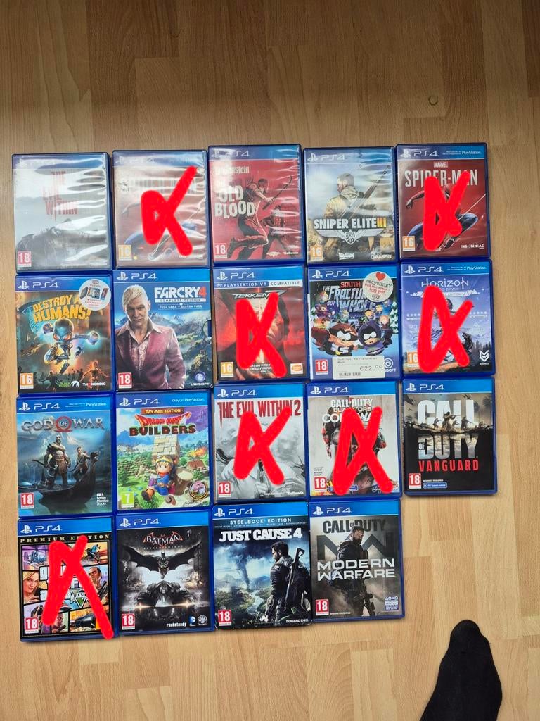 PS4 Games - Diverse Collectie - 8 euro per stuk, Spelcomputers en Games, 1 speler, Ophalen of Verzenden, Gebruikt, Vanaf 18 jaar