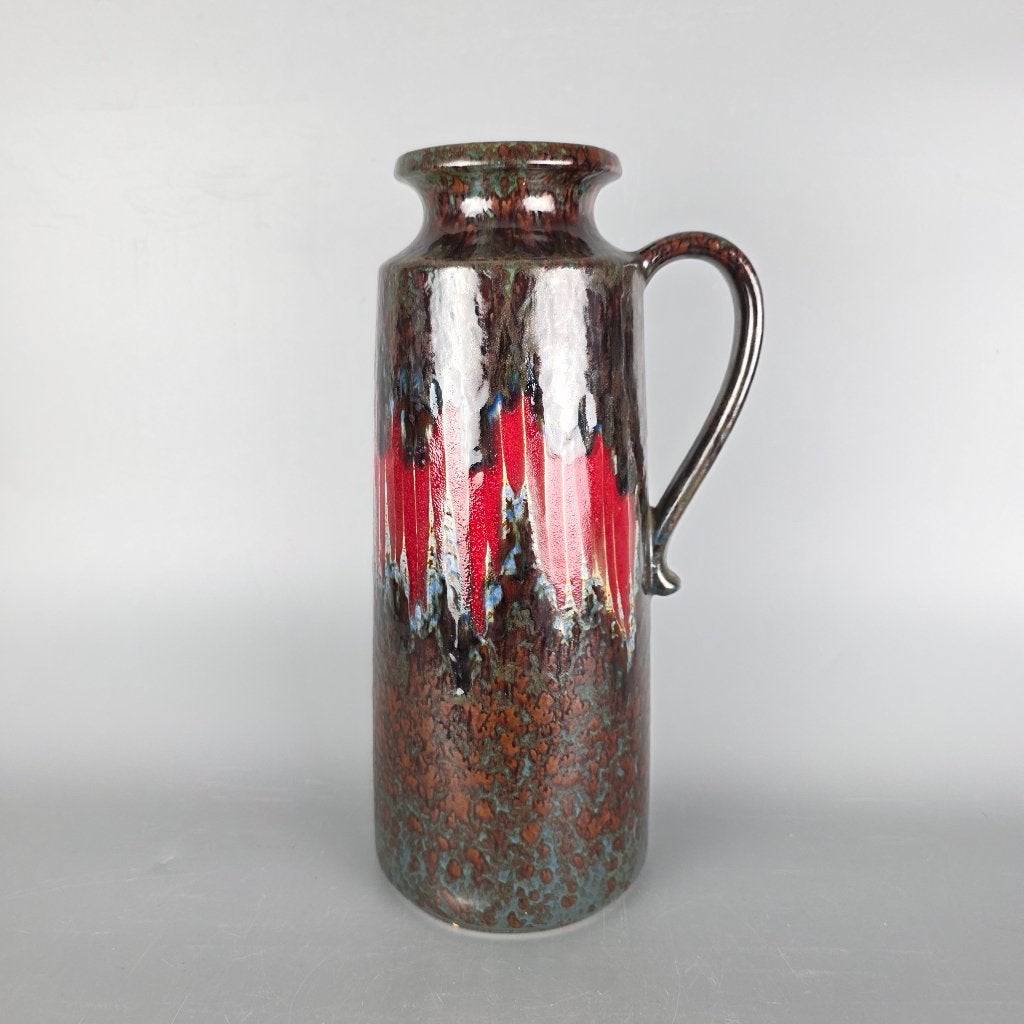 Vintage West-Duitse Fat Lava vaas. Scheurich, 401-35, Ophalen of Verzenden