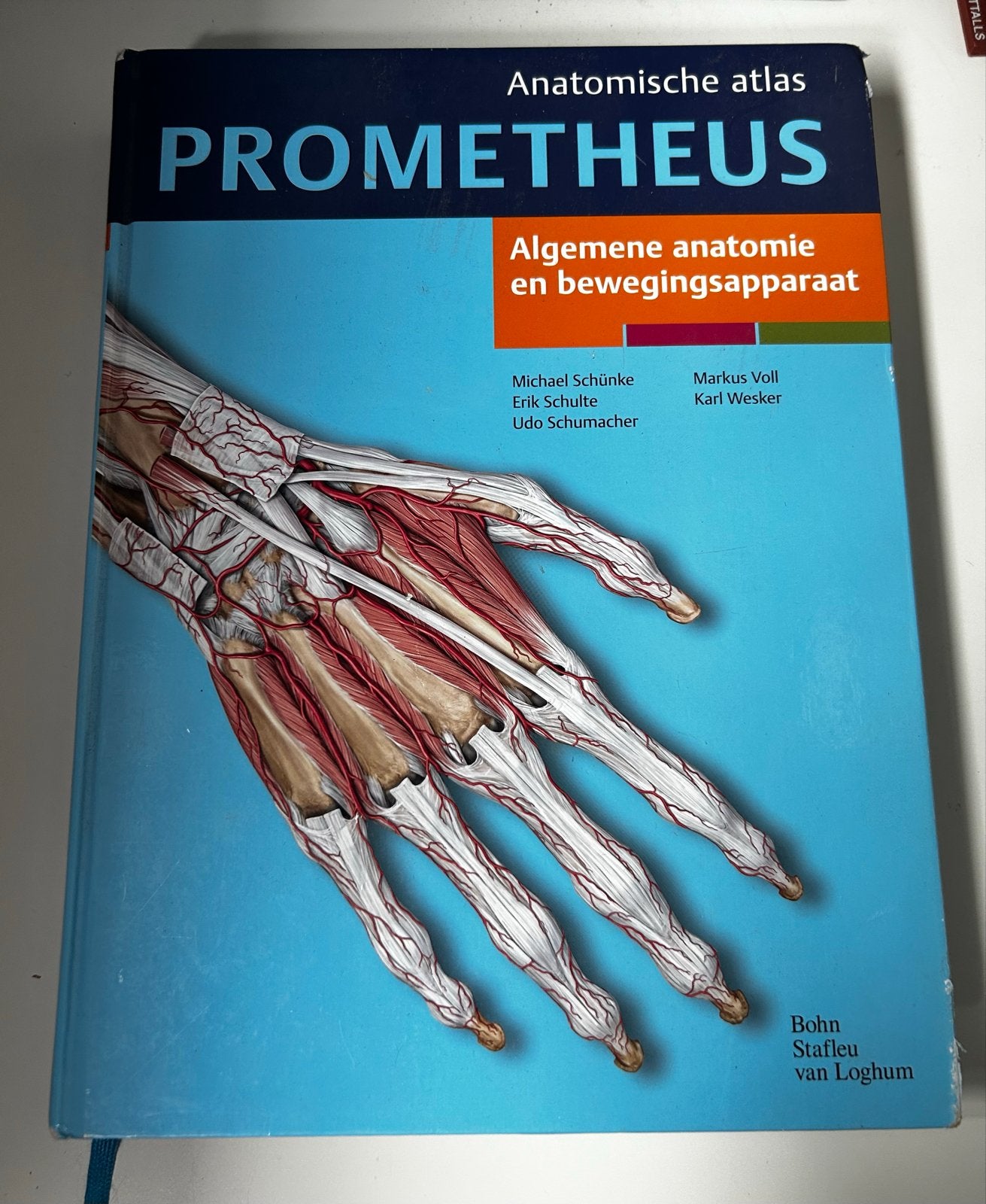 Prometheus Anatomische Atlas - Algemene anatomie, Boeken, Ophalen of Verzenden, Beta, Gelezen, HBO