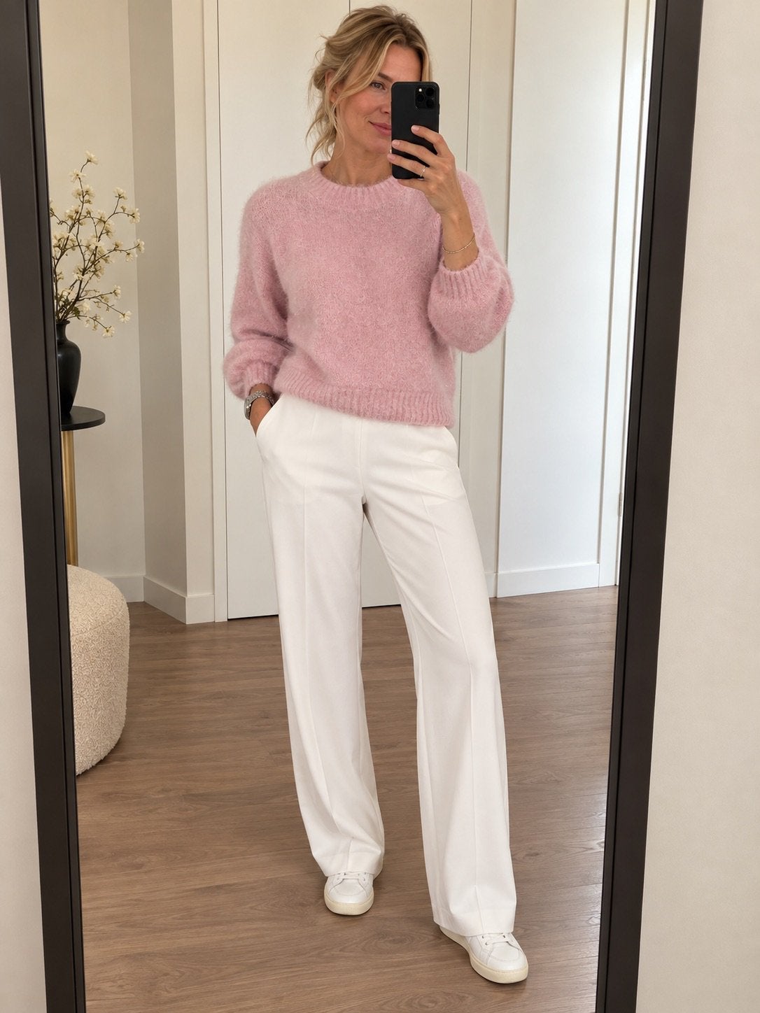 Bellerose roze alpaca trui maat 40 (3), Kleding | Dames, Ophalen of Verzenden, Zo goed als nieuw, Maat 38/40 (M), Roze