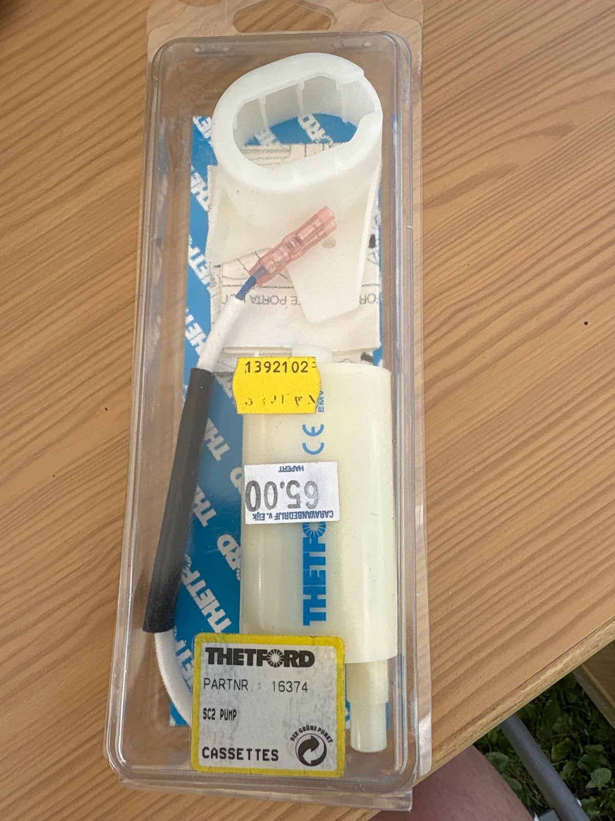 Thetford SC2 Pomp voor Cassettetoilet - Nieuw, Ophalen of Verzenden, Nieuw