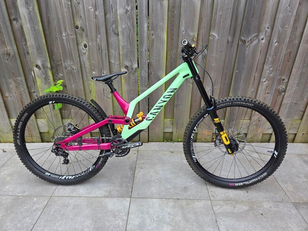 Canyon Sender CFR Downhill Mountainbike - Maat L, Ophalen, 24 inch of meer, Canyon, Aluminium