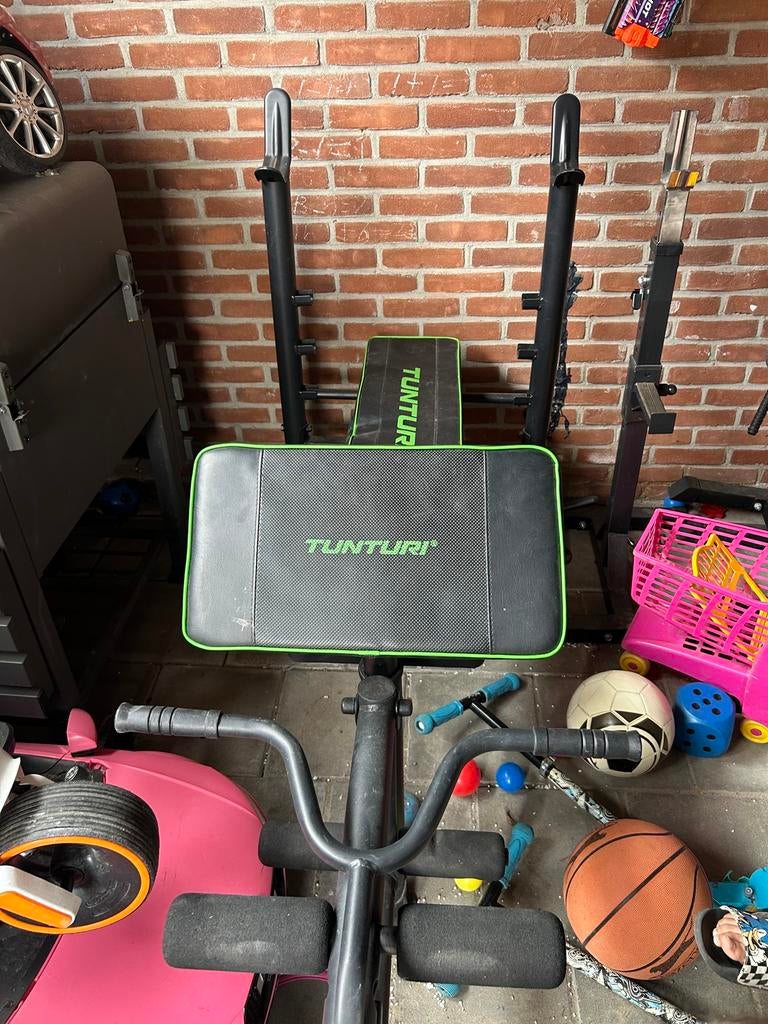 Bankdruk bank te koop net nieuw, Ophalen of Verzenden, Zo goed als nieuw, Fitnessbank