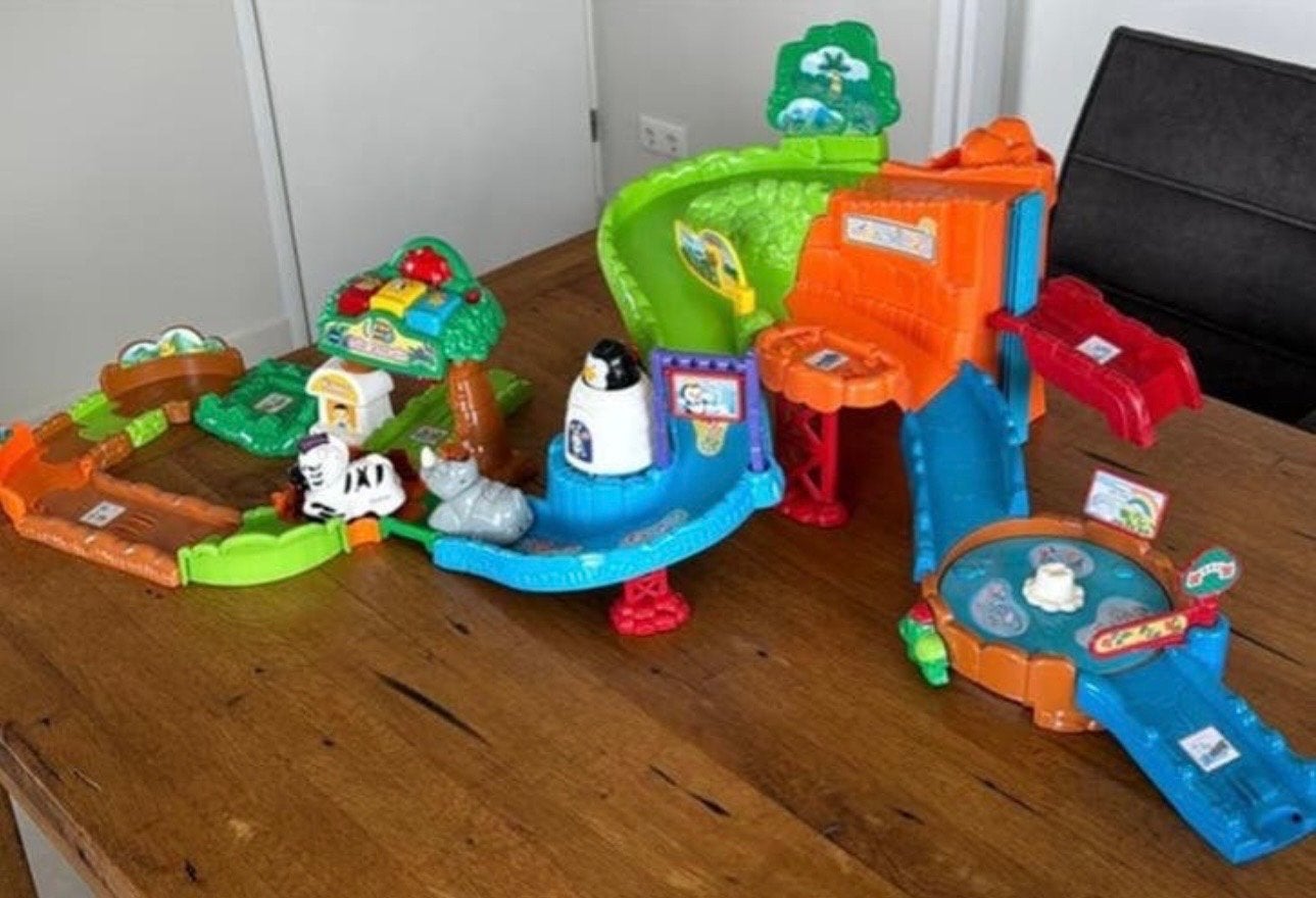 VTech Zoef Zoef Dieren Dierentuin Speelset met extra's, Ophalen of Verzenden, Gebruikt, 2 tot 4 jaar