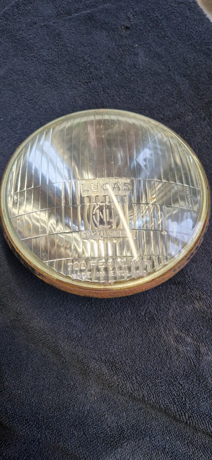 Lucas 700 Koplamp - Oldtimer Onderdeel, Ophalen of Verzenden, Gebruikt