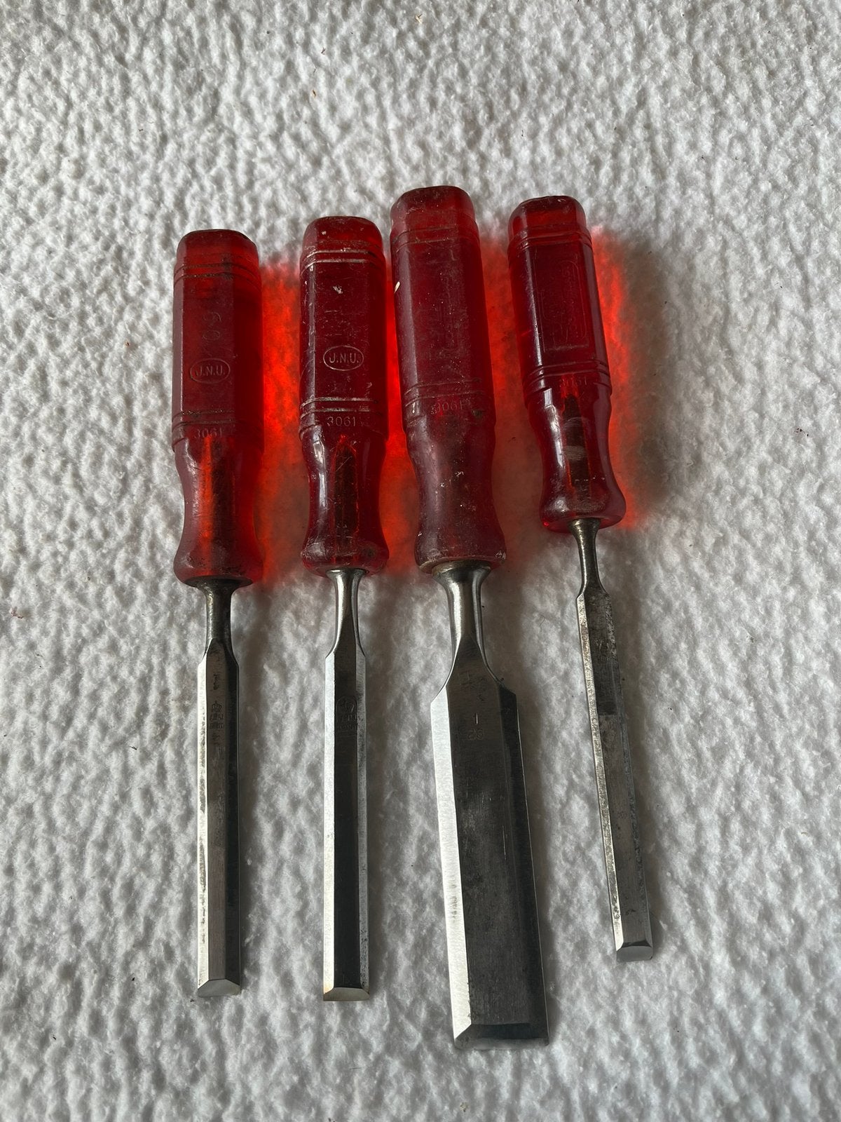Leuke set JNY No 3061 beitels, Antiek en Kunst, Antiek | Gereedschap en Instrumenten, Ophalen of Verzenden
