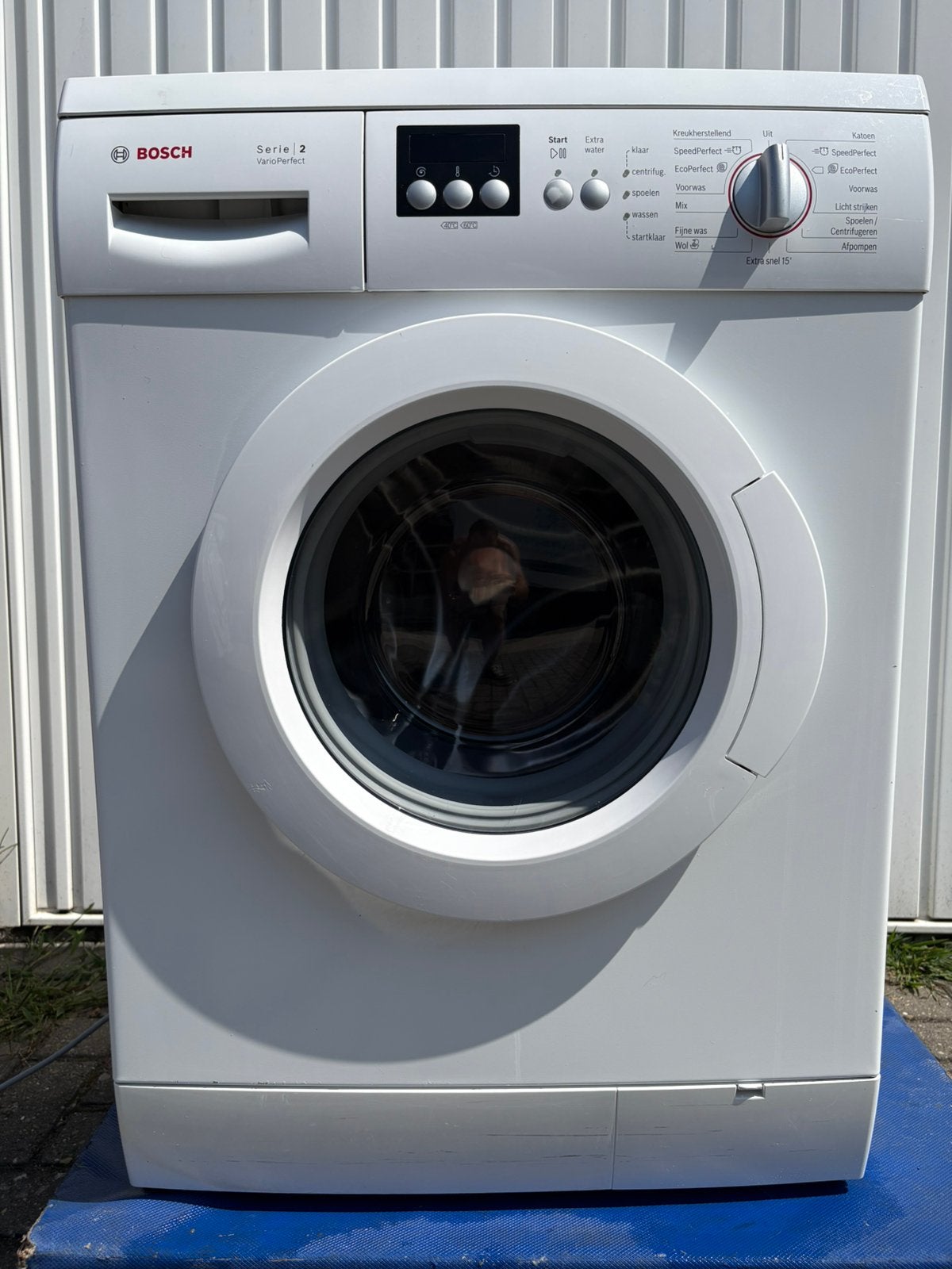 Bosch Serie 2 VarioPerfect Wasmachine, Witgoed en Apparatuur, Wasmachines, Gebruikt, Voorlader, 6 tot 8 kg, 85 tot 90 cm, 1200 tot 1600 toeren