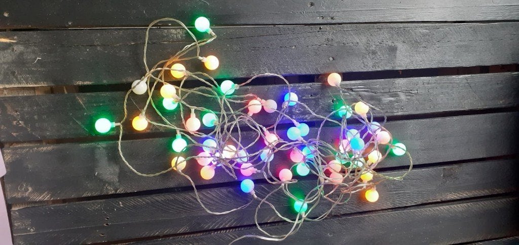 Bolletjes lichtsnoer, Ophalen, Kunststof, Gebruikt, Minder dan 50 watt