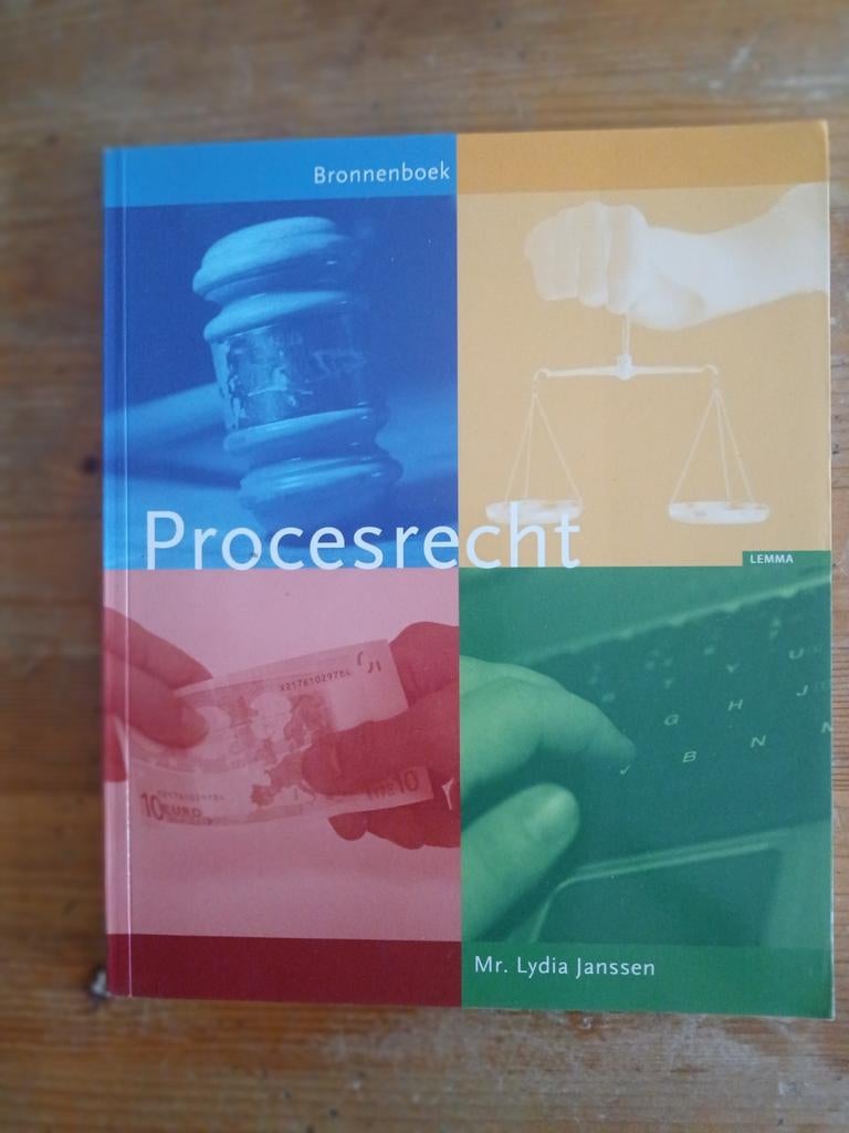 Procesrecht Bronnenboek - Mr. Lydia Janssen, Gelezen, Mr. Lydia Janssen, Gamma, HBO