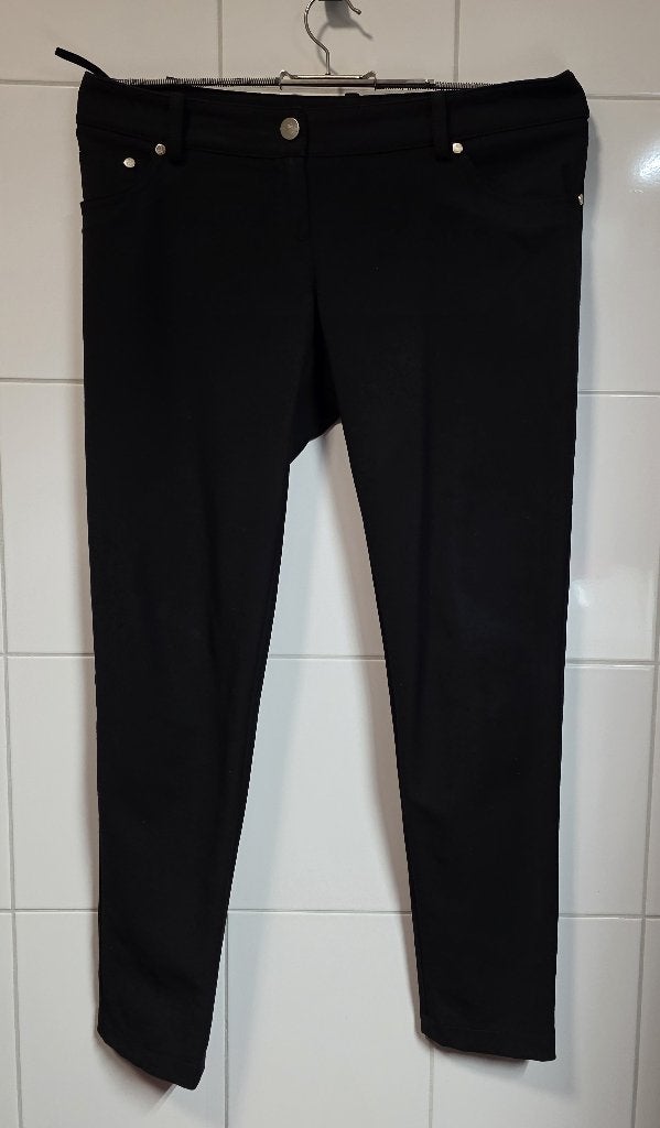 Elisabetta Franchi Broek it mt 42 en nl mt 38, Maat 38/40 (M), Elisabetta Franchi, Zwart, Ophalen of Verzenden