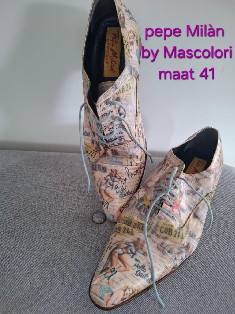Pepe Milan by Mascolori herenschoenen - Maat 41, Overige kleuren, Ophalen of Verzenden, Pepe Milan by Mascolori, Gedragen