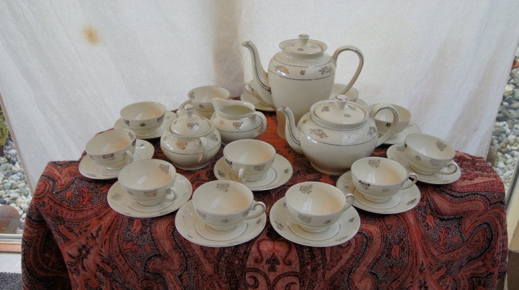 12 Delig mosa servies, Ophalen of Verzenden