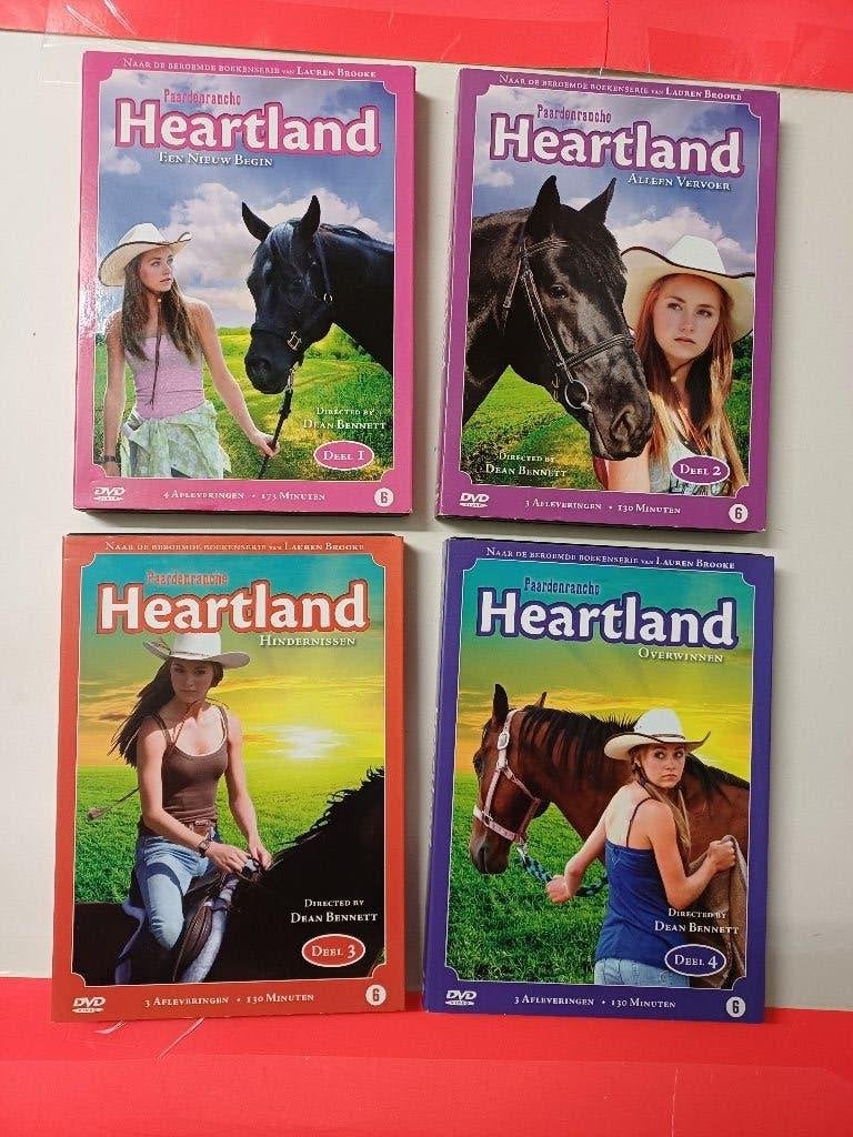DVD Set - Paardenranche Heartland - Deel 1 t/m 4, Alle leeftijden, Ophalen of Verzenden, Gebruikt