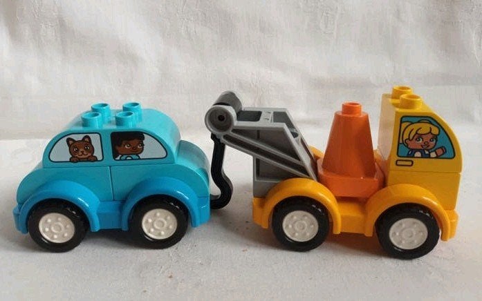 Lego Duplo set 10883 Mijn Eerste Sleepwagen Takelwagen, Ophalen of Verzenden, Zo goed als nieuw, Duplo, Complete set