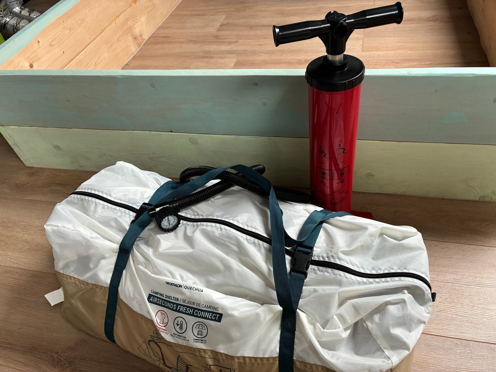 Decathlon Quechua Airseconds Fresh Connect Kampeertent, Ophalen, Zo goed als nieuw, Tot en met 2