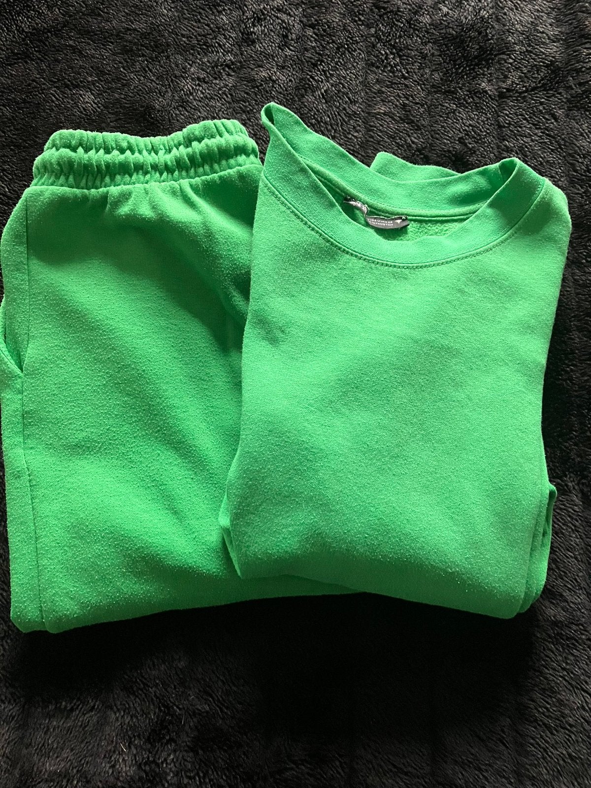 Zara 2 delig sweatstof pak maat M, Ophalen of Verzenden, Gedragen, Maat 38/40 (M), Groen
