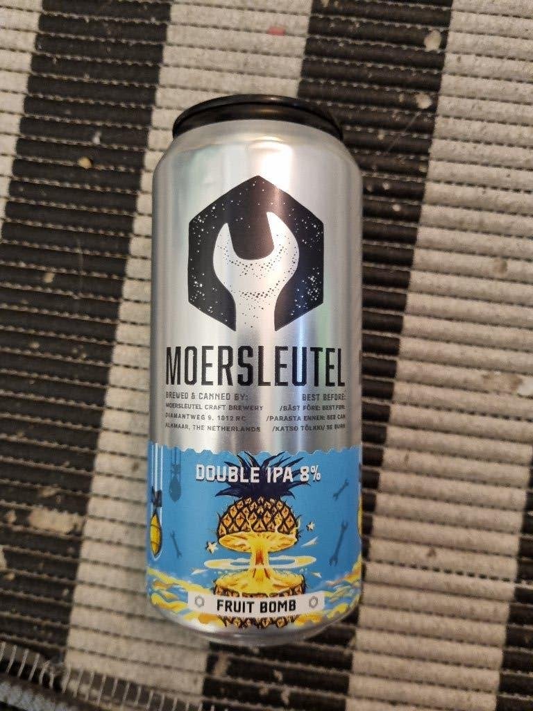 2x Fruit Bomb van Moersleutel (8%), Verzamelen, Biermerken, Ophalen of Verzenden, Nieuw, Overige typen, Overige merken