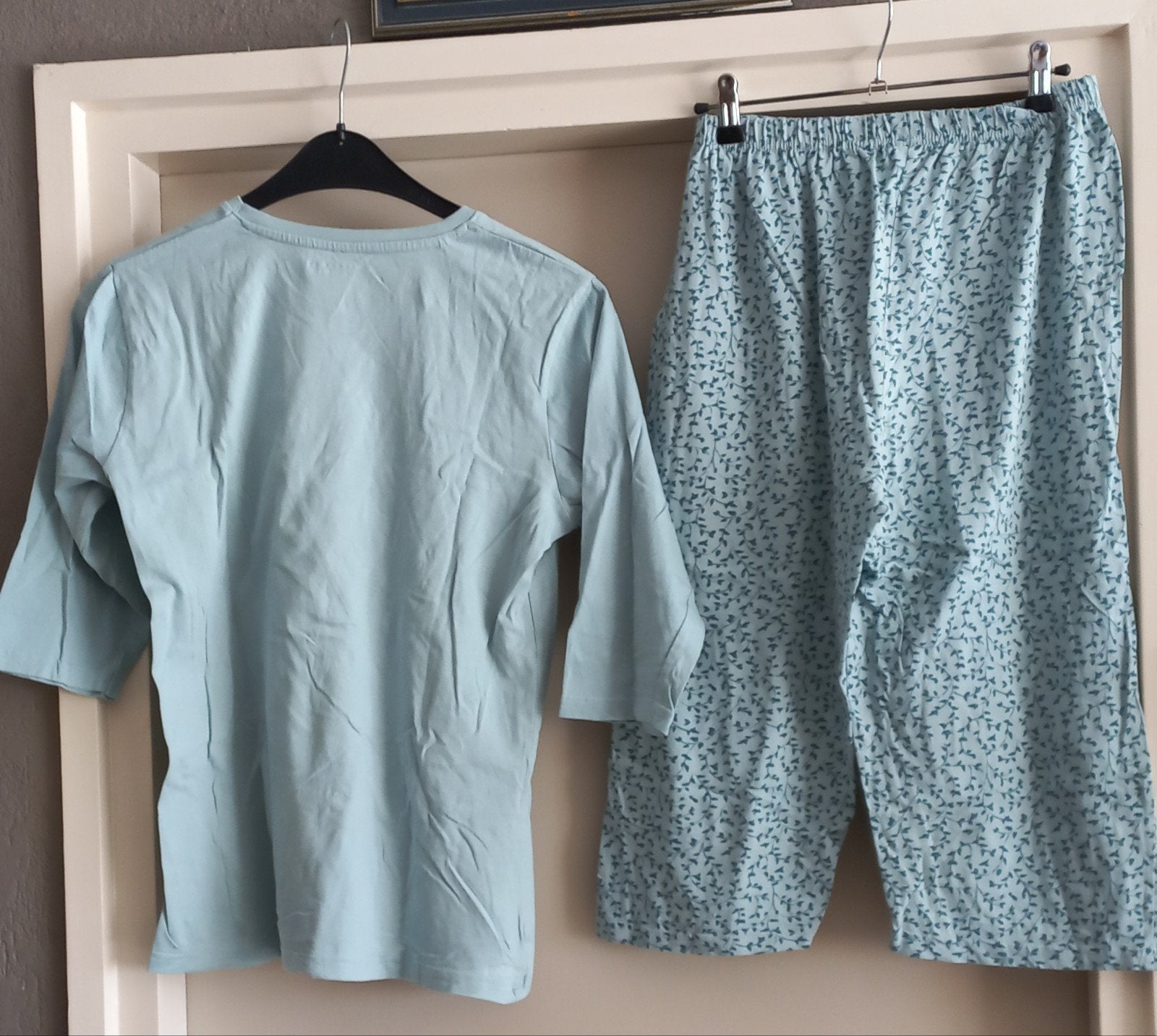 Zeeman Pyjama Lichtblauw Maat L, Zeeman, Ophalen of Verzenden, Zo goed als nieuw, Maat 42/44 (L)