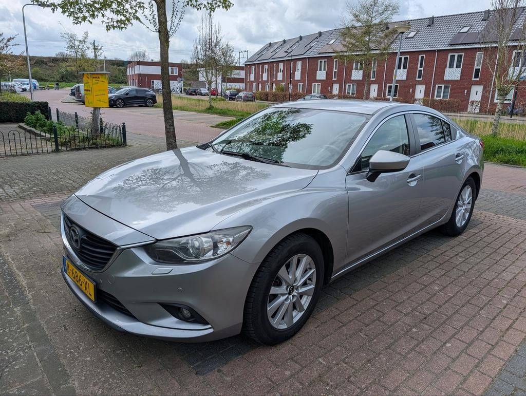 Mazda 6 2.0 Skyactiv-G 145PK uit 2015, Auto's, Mazda, Voorwielaandrijving, Stof, USB, 4 cilinders