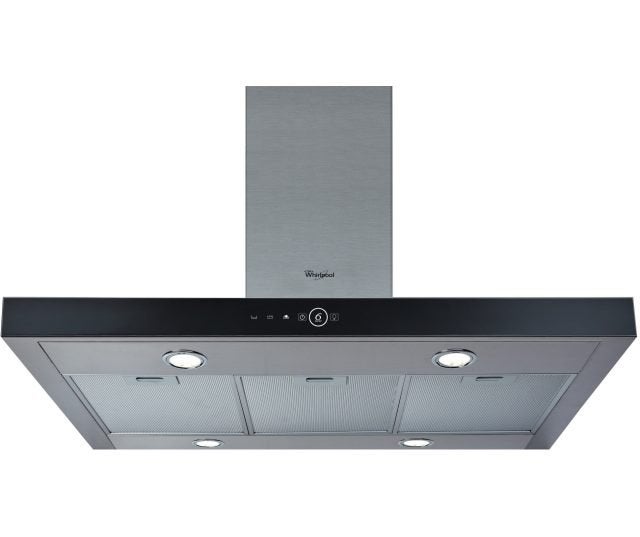 Whirlpool AKR 504 IX/1 Eilandafzuigkap - Nieuw in doos, Ophalen, Nieuw, 400 tot 600 m³ per uur, Eilandschouwkap