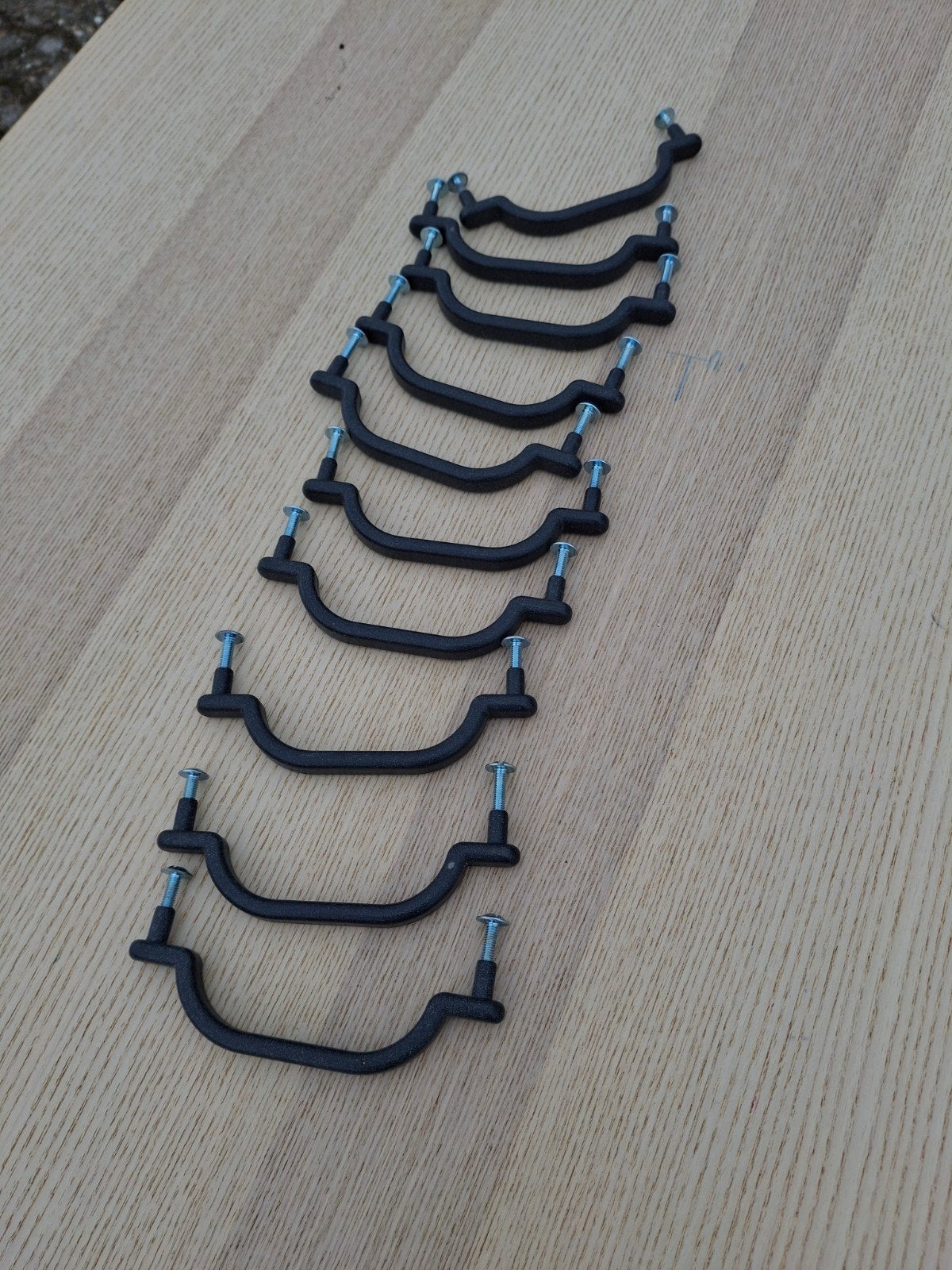 10x Zwarte handgreepjes voor kast of lade, Ophalen of Verzenden
