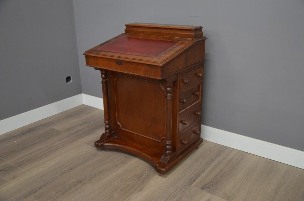 Antieke Davenport bureau, Overige typen, Gebruikt, Hout, Antiek