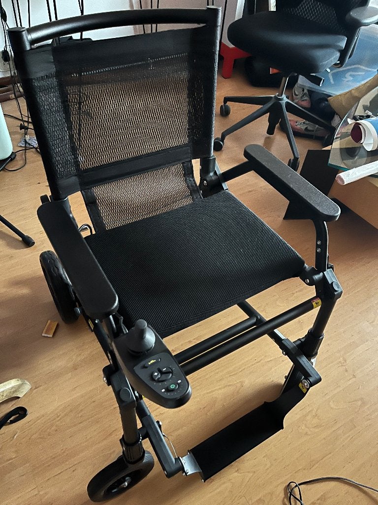E-Ability Splitrider Ultra Light als nieuw, Ophalen, Inklapbaar, Nieuw, Elektrische rolstoel