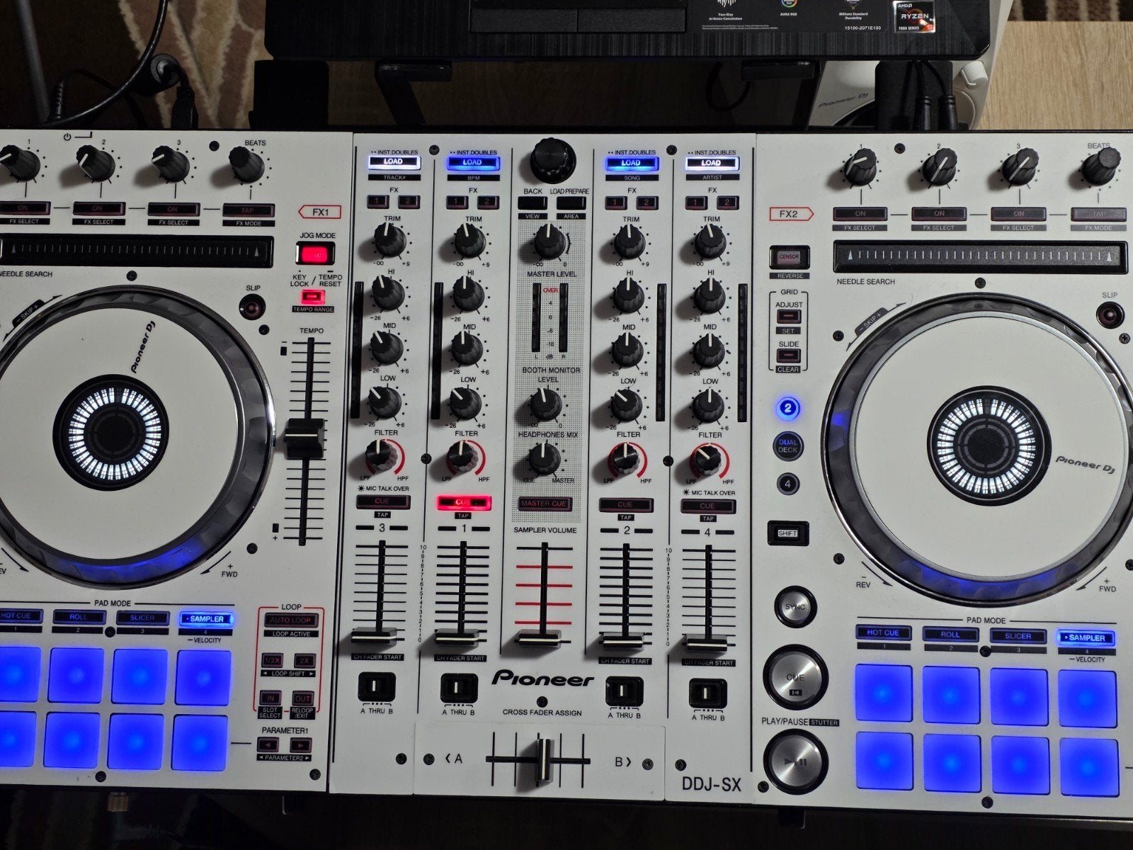 Pioneer dj sx .. white skin with bag and cover, Ophalen of Verzenden, Zo goed als nieuw, Dj-set, Pioneer