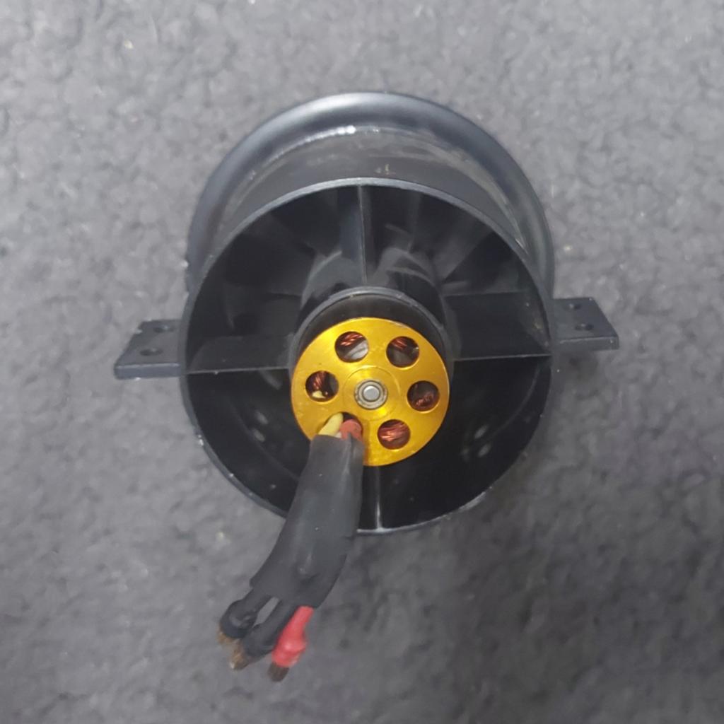 70mm EDF Fan 10 blads, Verzenden