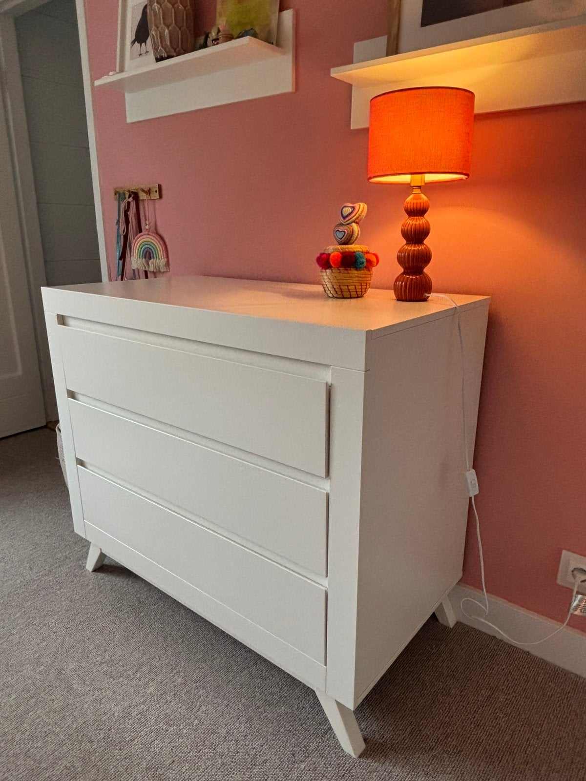 Bopita babykamer compleet (incl carrier en wandplank), Kinderen en Baby's, Ophalen, Gebruikt, Jongetje of Meisje