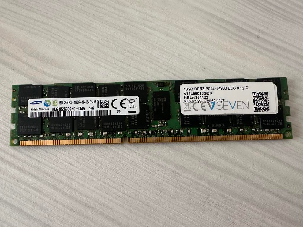 DDR3 RAM 16GB, Computers en Software, RAM geheugen, Ophalen, Server, DDR3, Zo goed als nieuw