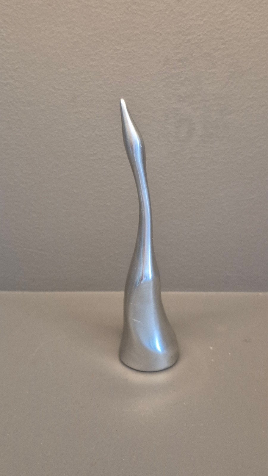 Canada Goose beeldje van een zwaan, 16 cm hoog, Antiek en Kunst, Kunst | Beelden en Houtsnijwerken, Zilver, Minder dan 20 cm, Ophalen of Verzenden