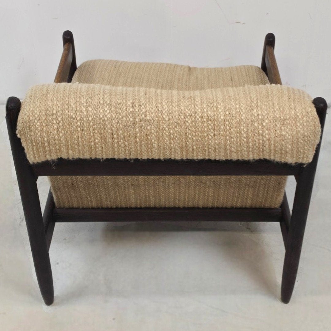 Fauteuil Carl Straub 60s orgineel brutalist mid century, Gebruikt, 75 tot 100 cm, Ophalen of Verzenden, 50 tot 75 cm