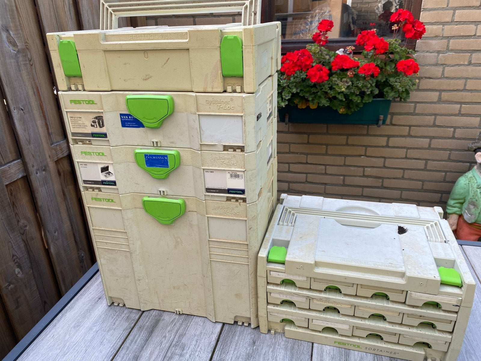 Festool Systainers en Sortainer - Lichtelijk Verkleurd, Ophalen of Verzenden, Gebruikt, Gereedschapsopslag, Festool