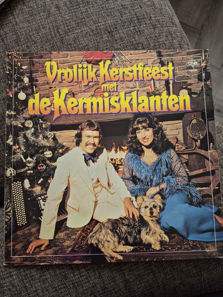 Vrolijk kerstfeest met de kermisklanten lp., Ophalen of Verzenden, Gebruikt, Overige formaten