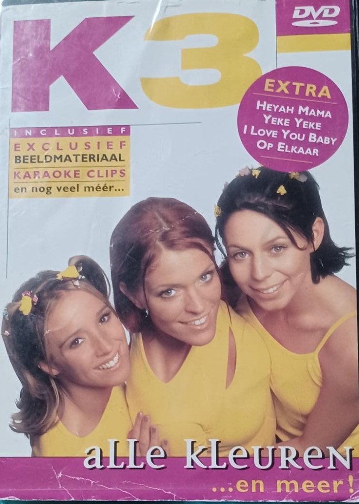 Dvd - K3 - Alle Kleuren... En Meer!, Alle leeftijden, Ophalen of Verzenden, Zo goed als nieuw