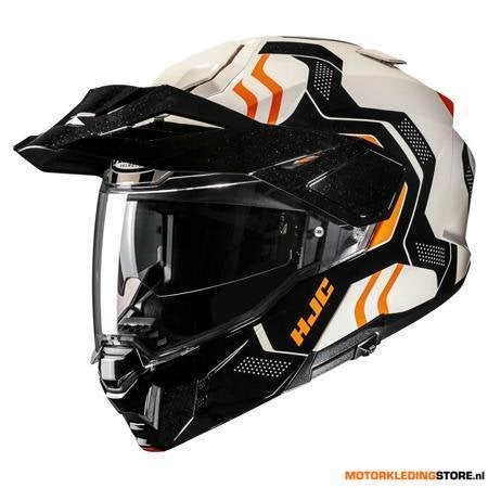 HJC i80 Velly Systeemhelm, Zwart-Beige, Motoren, Ophalen of Verzenden, Nieuw met kaartje