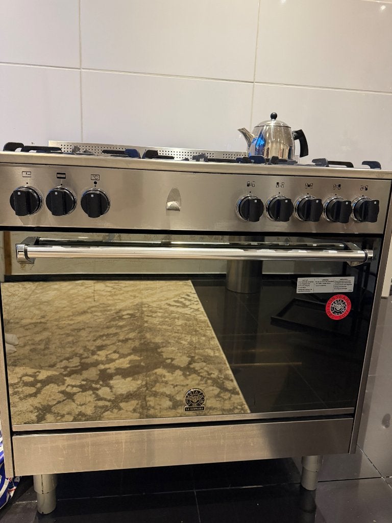 Fornuis la Germania, Ophalen, Gebruikt, 60 cm of meer, Gas